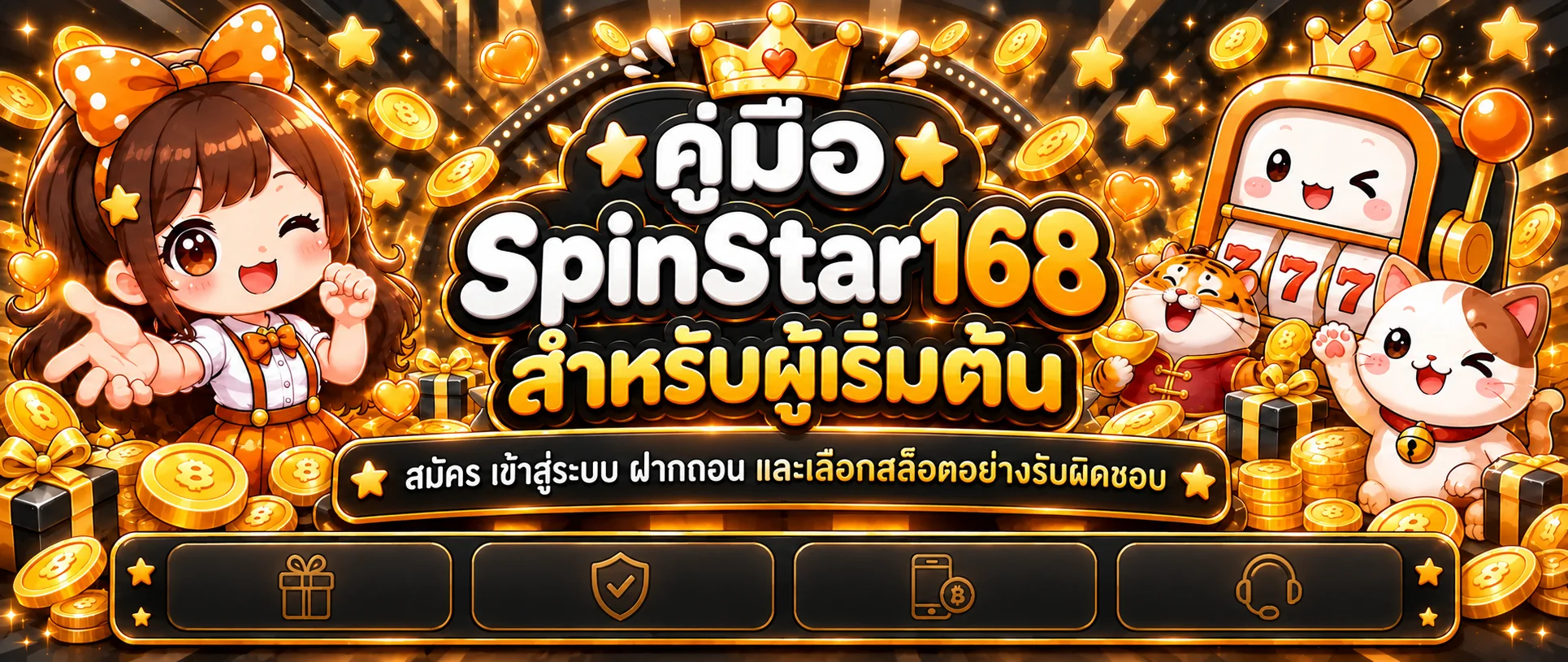 SpinStar168 คู่มือสมัคร เข้าสู่ระบบ และเล่นสล็อต